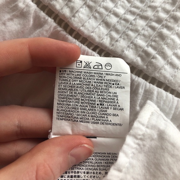 White sleeveless cotton top - Picture 5 of 7